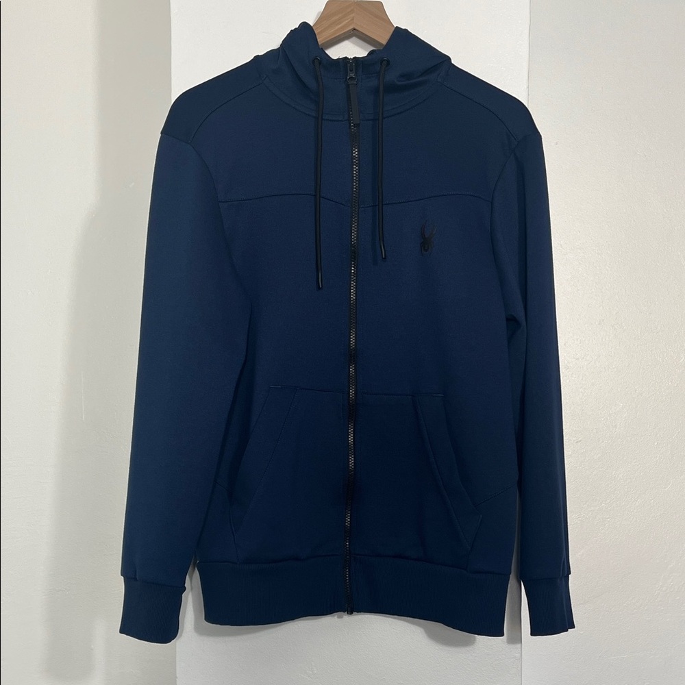 Spyder Men's Dark Blue Zip-Up Sweater